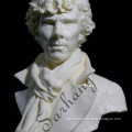 Hand carved marble handsome Shalock bust sculpture